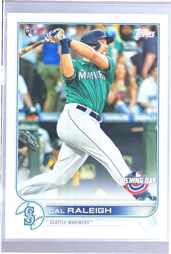 2022 Topps Opening Day Cal Raleigh RC #124 Mariners