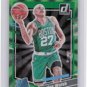 2023-24 Donruss Jordan Walsh Green Laser Holo #229 Celtics