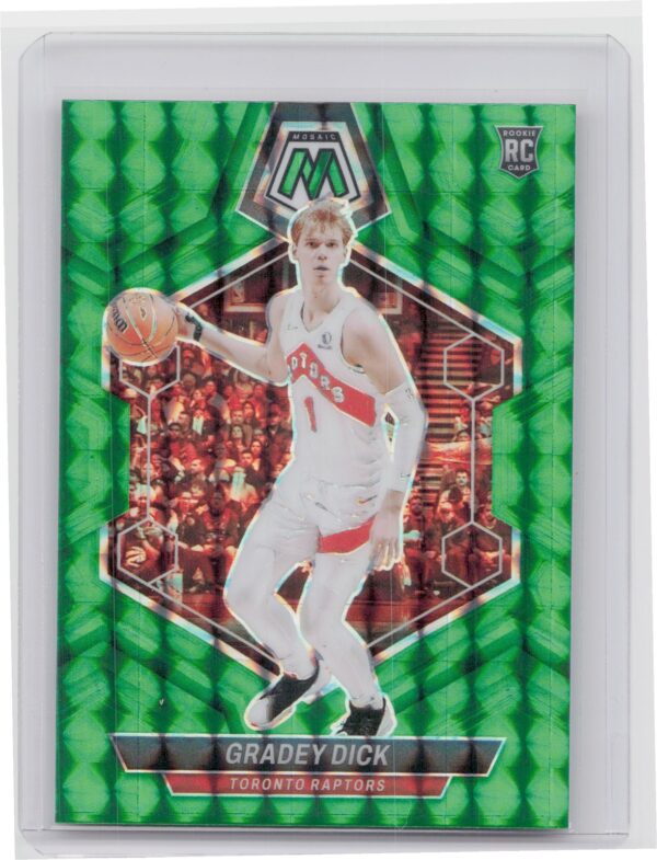 2023-24 Panini Mosaic Gradey Dick Green RC 239 Raptors