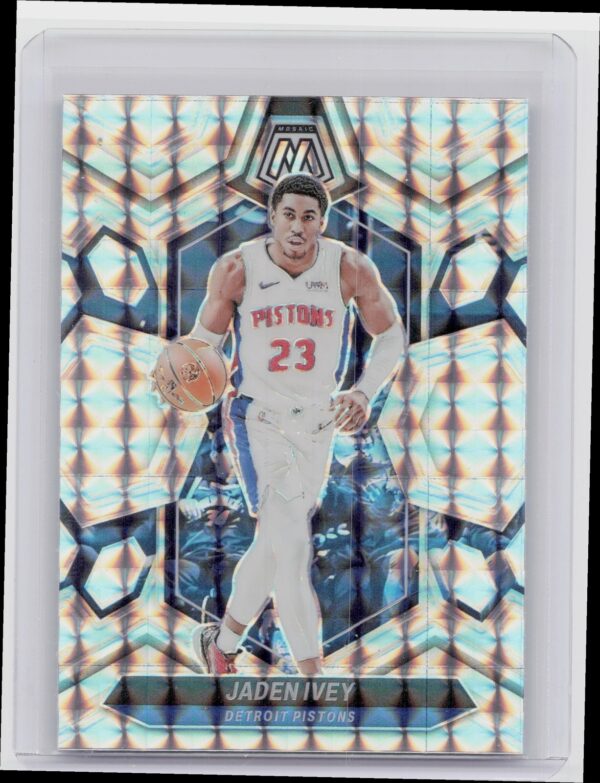 2023-24 Panini Mosaic Jaden Ivey Silver 137 Pistons