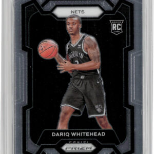2023-24 Panini Prizm Dariq Whitehead RC #175 Nets