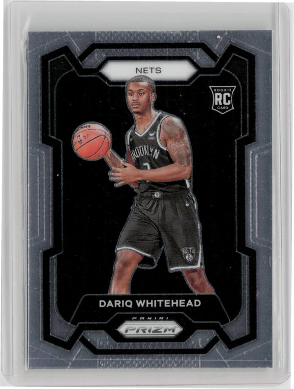 2023-24 Panini Prizm Dariq Whitehead RC #175 Nets