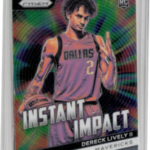 2023-24 Panini Prizm Dereck Lively II #14 Mavericks Instant Impact