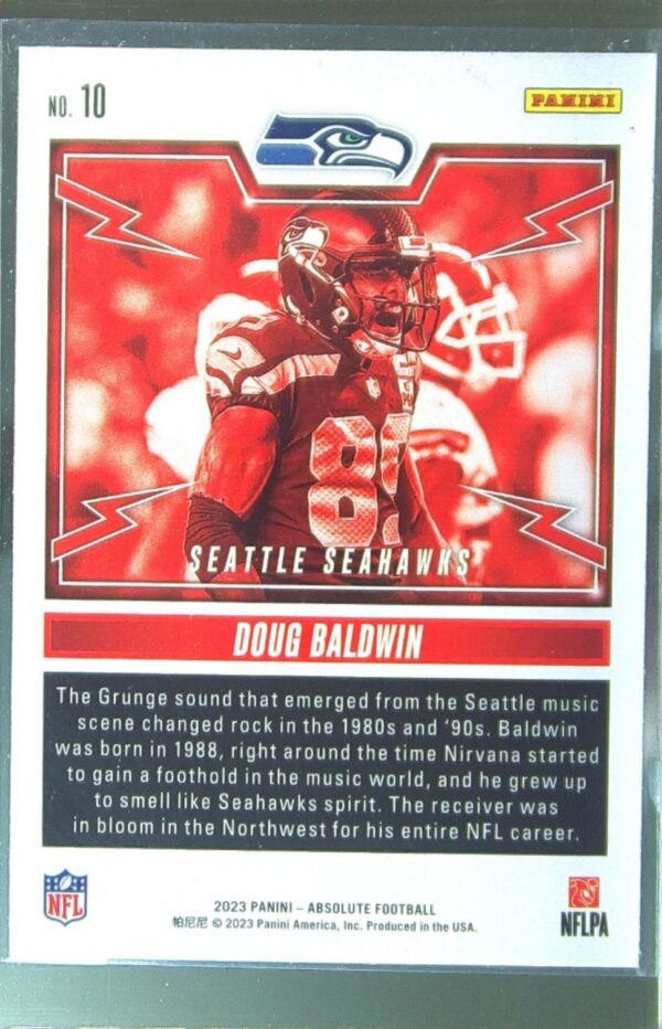 2023 Absolute Doug Baldwin #10 Seahawks Rock Out - Image 3