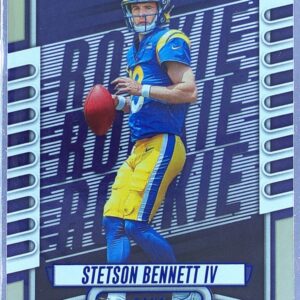 2023 Absolute Stetson Bennett IV Blue RC #136 Rams