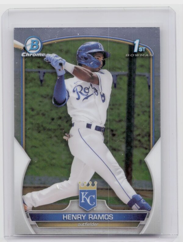 2023 Bowman Henry Ramos #BCP-96 Royals Chrome Prospects