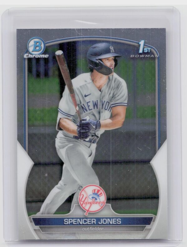 2023 Bowman Spencer Jones #BCP-139 Yankees Chrome Prospects