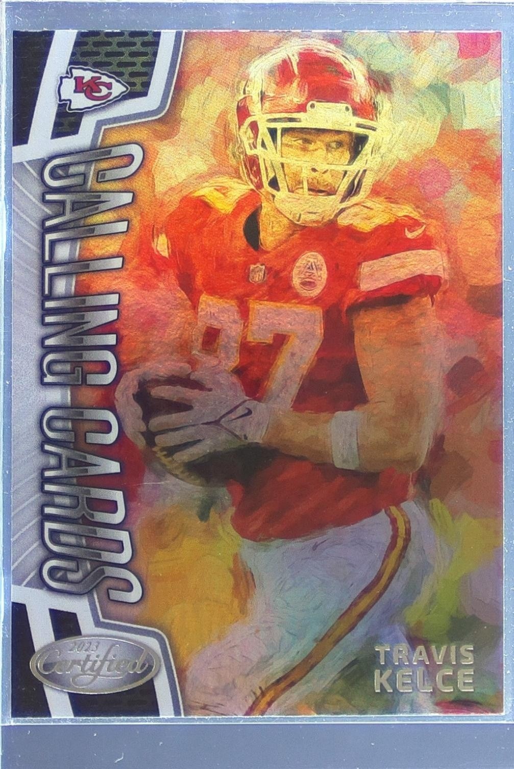 2023 Certified Travis Kelce #CALL-3 Chiefs Calling Cards