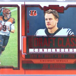 2023 Contenders Joe Burrow #HDC-JB Bengals Historic Draft Class Contenders Red