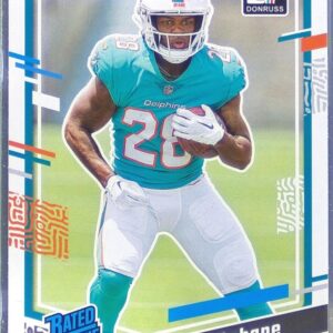 2023 Donruss De'Von Achane RC #365 Dolphins