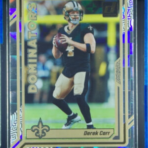2023 Donruss Derek Carr #D-32 Saints Dominators