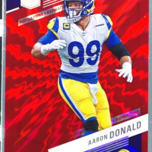 2023 Donruss Elite Aaron Donald Aspirations Shimmer /625 #2 Rams