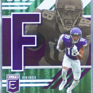 2023 Donruss Elite Justin Jefferson #SB-JJ3 Vikings Spellbound Green