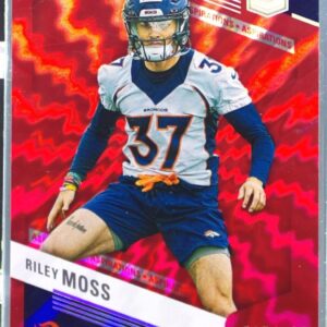 2023 Donruss Elite Riley Moss RC Aspirations Shimmer /625 #178 Broncos