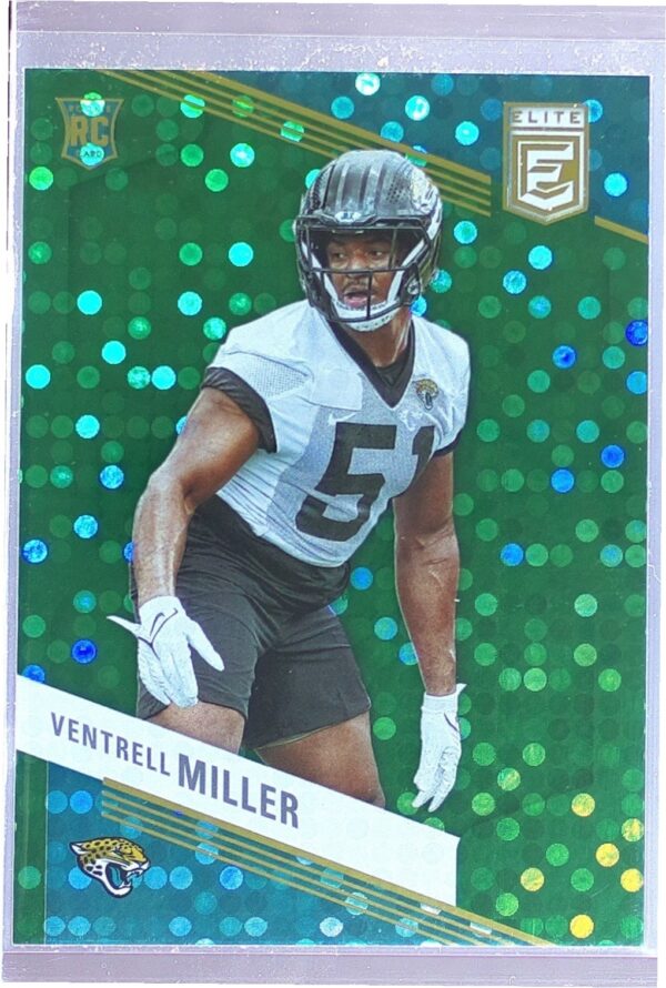 2023 Donruss Elite Ventrell Miller Green Disco #194 Jaguars