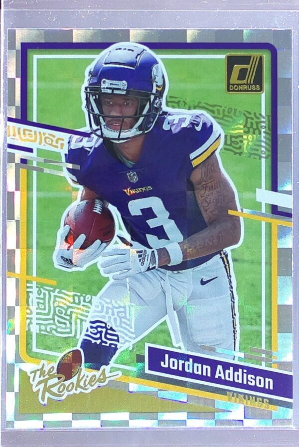 2023 Donruss Jordan Addison RC #10 Vikings The Rookies
