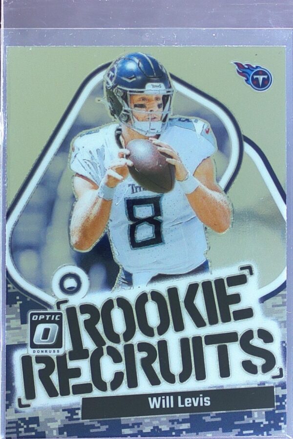 2023 Donruss Optic Will Levis RC #19 Titans Rookie Recruits