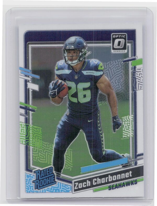 2023 Donruss Optic Zach Charbonnet RC #294 Seahawks