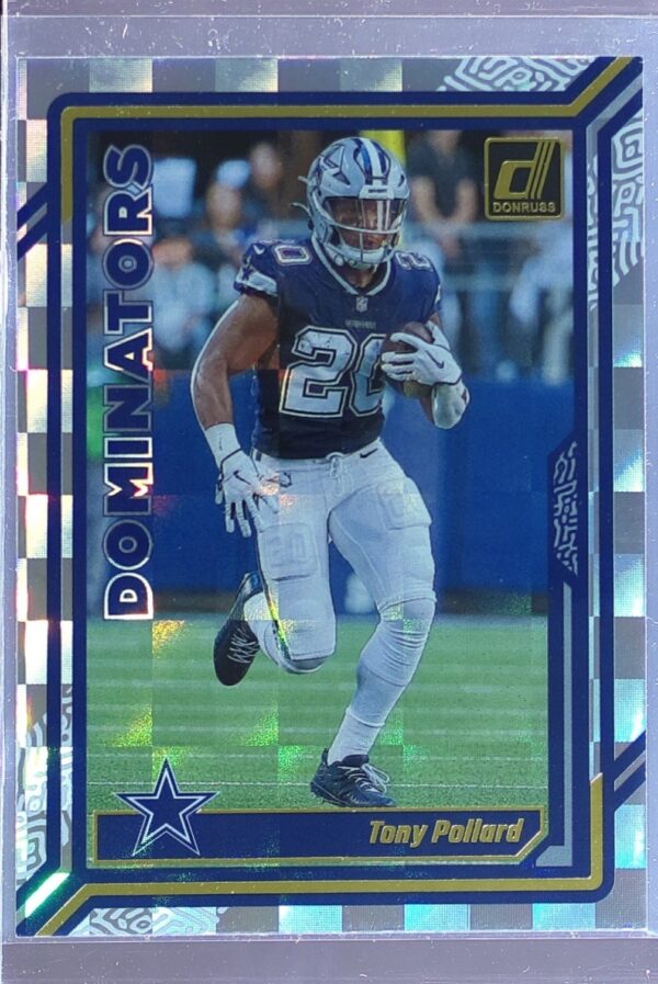 2023 Donruss Tony Pollard #D-21 Cowboys Dominators