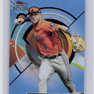 2023 Finest Alex Bregman Sky Blue Refractor /300 #18 Astros
