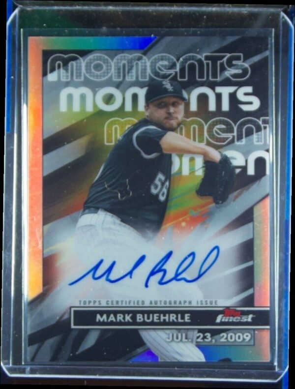 2023 Finest Mark Buehrle AU #FMA-MB Sox Finest Moments Autographs