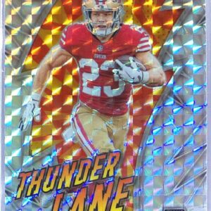 2023 Mosaic Christian McCaffrey #TL-CMC 49ers Thunder Lane Mosaic