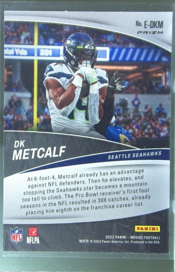 2023 Mosaic DK Metcalf #E-DKM Seahawks Elevate Mosaic - Image 3