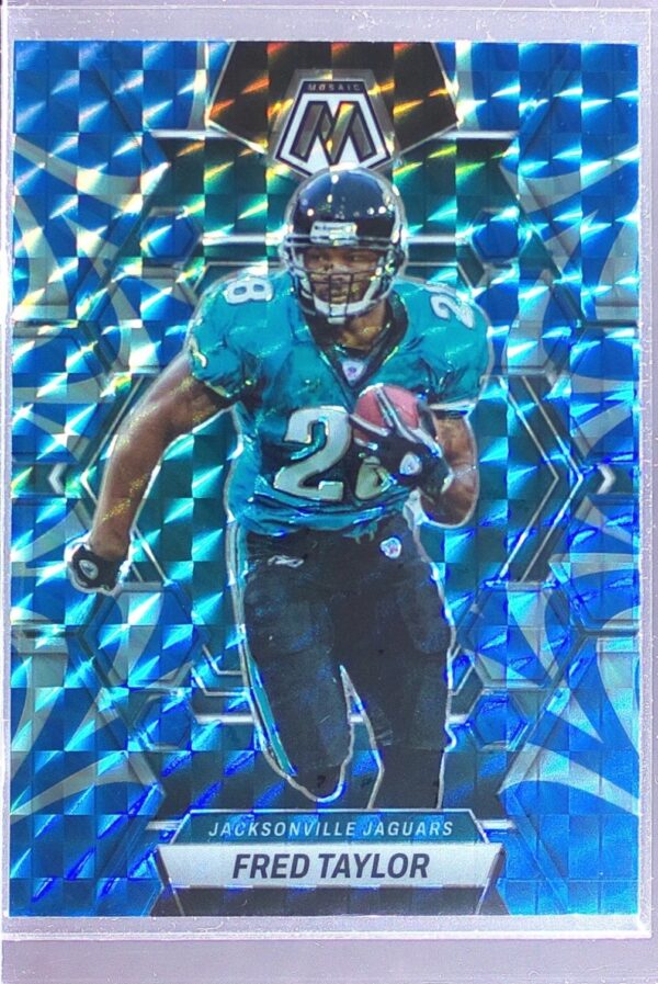 2023 Mosaic Fred Taylor Reactive Blue Mosaic #107 Jaguars
