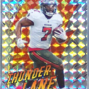 2023 Mosaic Leonard Fournette #TL-LF Buccaneers Thunder Lane Mosaic