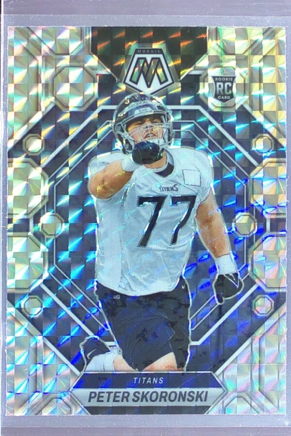 2023 Mosaic Peter Skoronski Mosaic RC #355 Titans