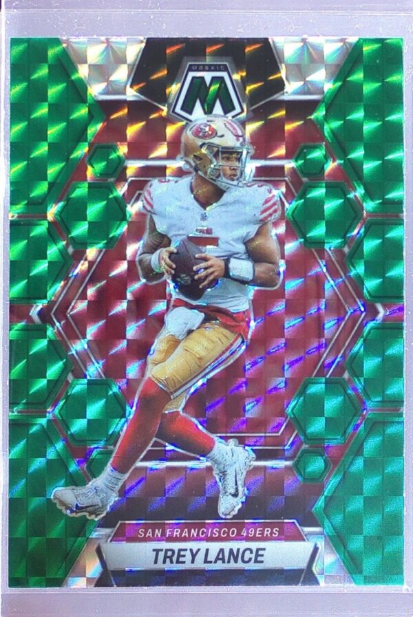 2023 Mosaic Trey Lance Green Mosaic #212 49ers