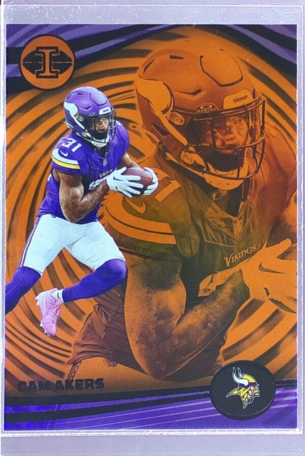 2023 Panini Illusions Cam Akers Orange Trophy Collection #64 Vikings