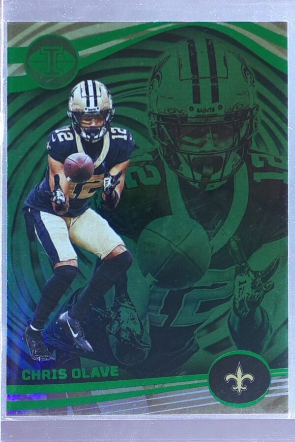 2023 Panini Illusions Chris Olave Emerald Trophy Collection #79 Saints