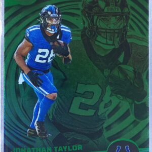 2023 Panini Illusions Jonathan Taylor Emerald Trophy Collection #45 Colts