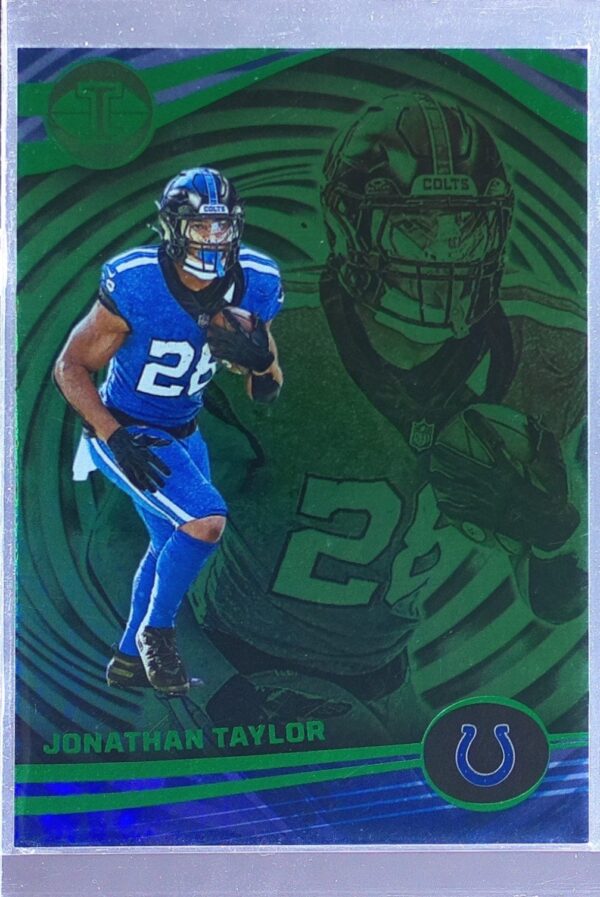 2023 Panini Illusions Jonathan Taylor Emerald Trophy Collection #45 Colts