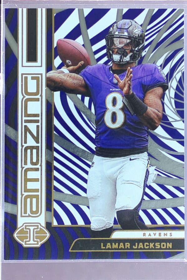 2023 Panini Illusions Lamar Jackson #12 Ravens Amazing