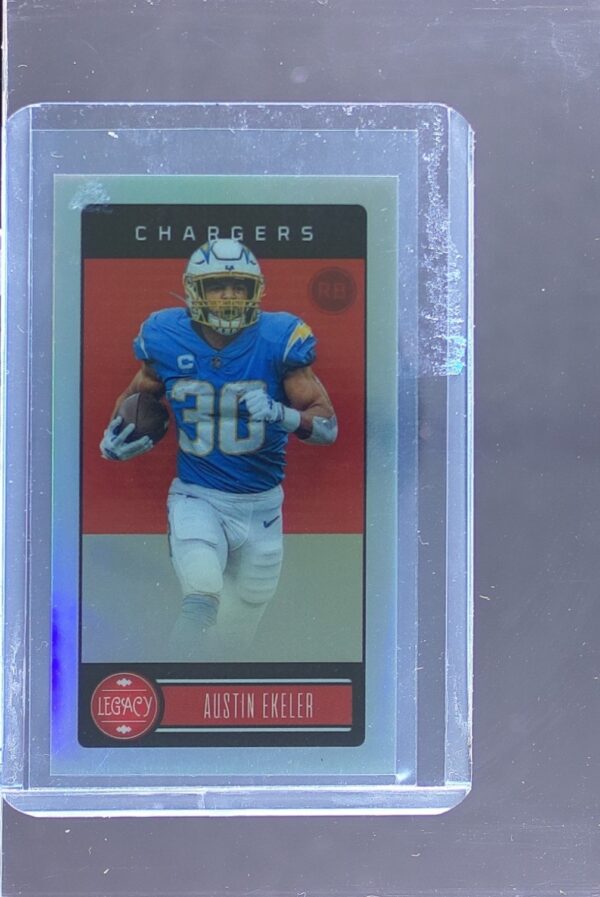 2023 Panini Legacy Austin Ekeler Premium Edition Silver Mini #54 Chargers