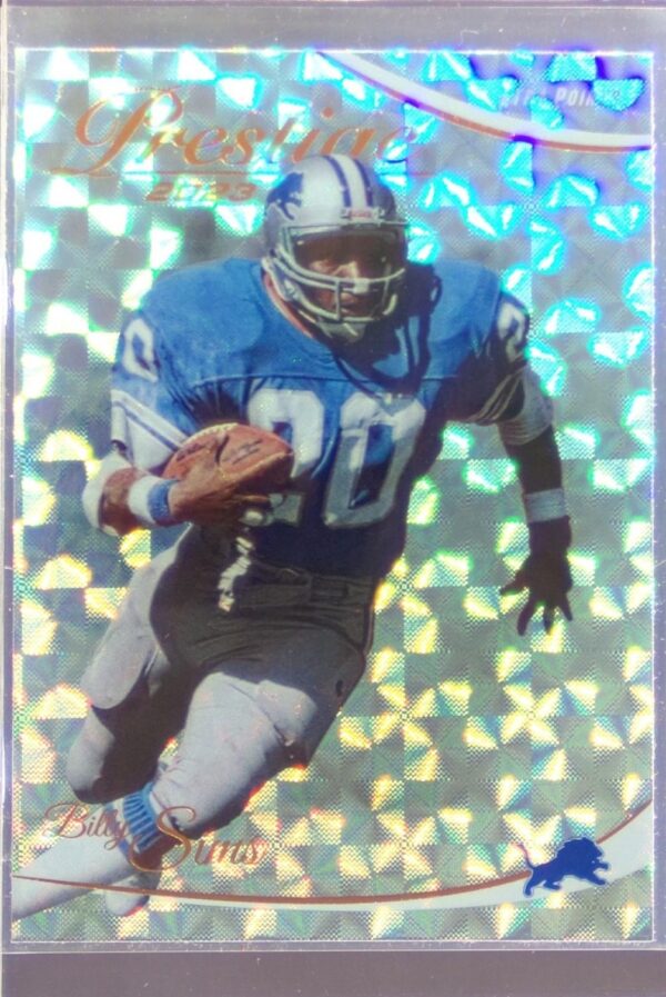 2023 Panini Prestige Billy Sims Xtra Points Hyper #101 Lions
