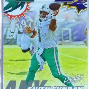 2023 Panini Prestige Tua Tagovailoa #AGS-2 Dolphins Any Given Sunday