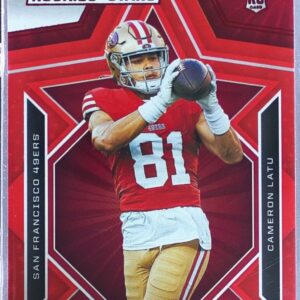 2023 Panini Rookies & Stars Cameron Latu Red RC #115 49ers