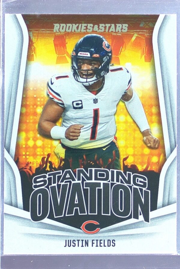2023 Panini Rookies & Stars Justin Fields #SO-13 Bears Standing Ovation