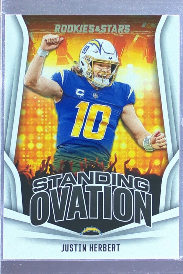 2023 Panini Rookies & Stars Justin Herbert #SO-14 Chargers Standing Ovation
