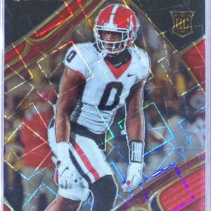 2023 Panini Select Draft Picks Darnell Washington Red Lazer Prizm RC #121