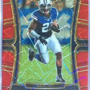 2023 Panini Select Draft Picks Jamaal Williams Red Lazer Prizm #49 Cougars