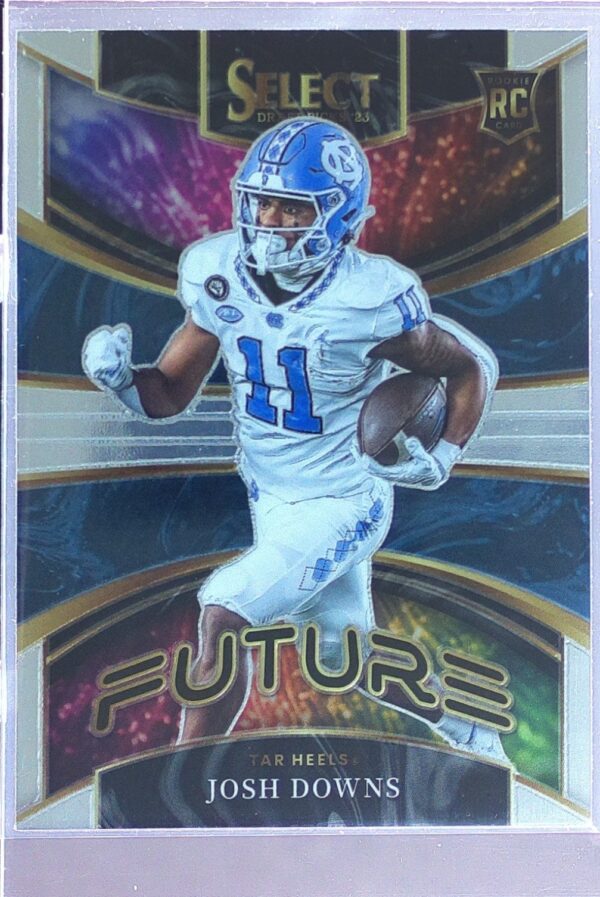2023 Panini Select Draft Picks Josh Downs RC #FUT-9 Heels Future