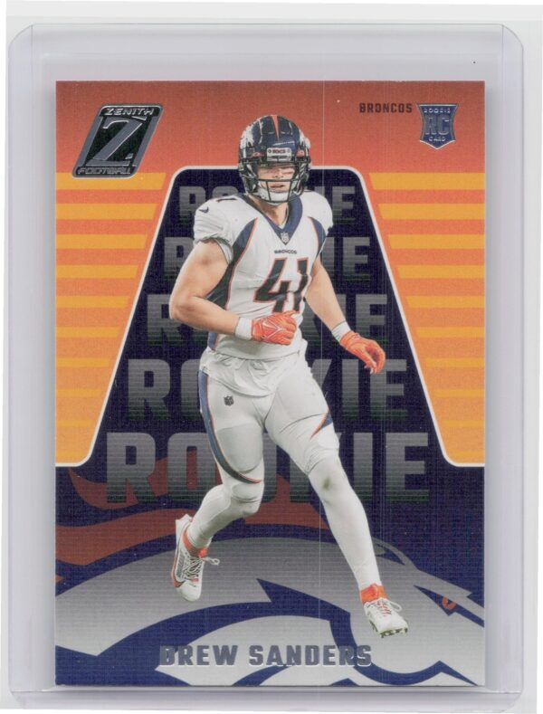 2023 Panini Zenith Drew Sanders RC #138 Broncos