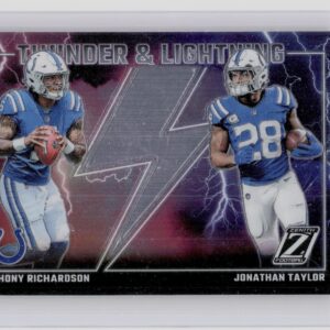 2023 Panini Zenith Odell Beckham Jr. / Zay Flowers #2 Ravens Thunder and Lightni