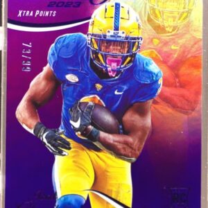2023 Prestige Israel Abanikanda Xtra Points Purple /99 #341 Jets
