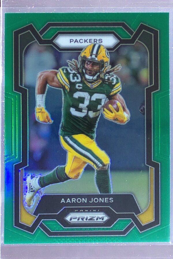 2023 Prizm Aaron Jones Green #105 Packers