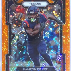 2023 Prizm Dameon Pierce Orange Disco #116 Texans